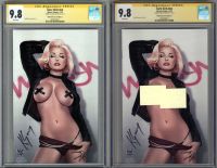 Image for GARV GIRLS SET CGC 9.8 SS SIGNED KEITH GARVEY MARILYN FAN CANVAS EDITION A/B
