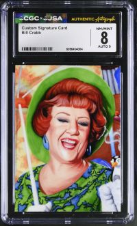 Image for Bill Crabb Signature Card CGC 8
