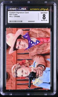 Image for Bill Crabb Signature Card CGC 8