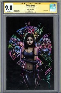 Image for WOLVERINE #40 CGC 9.8 SS SIGNED REMARK NATHAN SZERDY VIRGIN VARIANT EDITION X-23