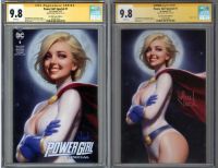 Image for POWER GIRL SPECIAL #1 SET OF 2 CGC 9.8 SS SIGNED WILL JACK EDITION A AND B RARE
