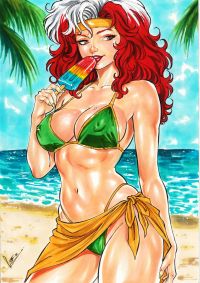 Image for Rogue Beach Pin Up (9x12)