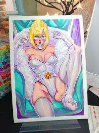 Image for 9"12 Emma Frost by Lu Cardoso