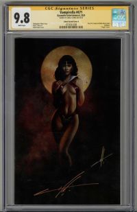 Image for VAMPIRELLA #671 CGC 9.8 SS SIGNED CARLA COHEN VIRGIN VARIANT LE 500 POP 3 RARE