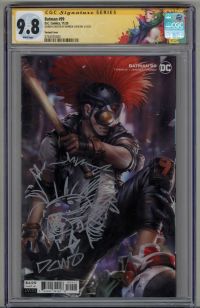 Image for BATMAN #99 CGC 9.8 SS SIGNED REMARK SKETCH DERRICK CHEW VARIANT COVER LOW POP 8