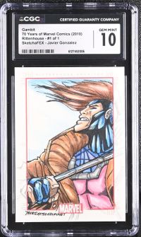 Image for Gambit SketchaFEX by Javier Gonzalez CGC 10