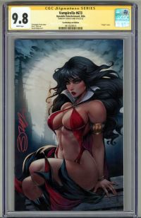 Image for VAMPIRELLA #673 CGC 9.8 SS SIGNED SORAH SUHNG VIRGIN VARIANT LOW POP 1 RARE