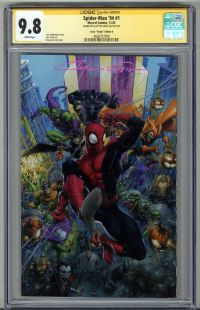 Image for SPIDER-MAN '94 #1 CGC 9.8 SS SIGNED CLAYTON CRAIN VIRGIN VARIANT EDITION LOW POP