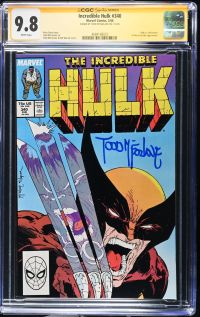 Image for Incredible Hulk #340 CGC 9.8 Signed by Todd McFarlane