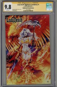 Image for LADY DEATH: NIGHTMARE SYMPHONY NAUGHTY PHOENIX #1 CGC 9.8 SS SIGNED RYAN KINCAID