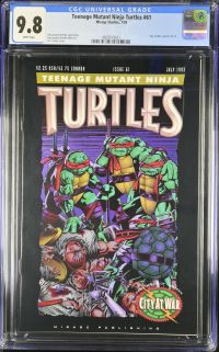 Image for Teenage Mutant Ninja Turtles #61 CGC 9.8