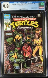 Image for Teenage Mutant Ninja Turtles Adventures #1 CGC 9.8