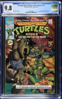 Image for Teenage Mutant Ninja Turtles Movie II #1 CGC 9.8