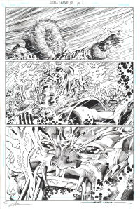 Image for Justice League #10 Page 3 ~ Jim Lee pencils, Scott Williams Inks ~ Original Art