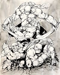 Image for Ninja Turtle Ink and Watercolor