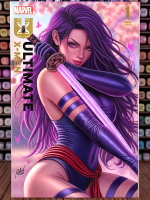 David Dias - Psylocke - Ultimate X-Men #1 - Original Sketch Cover Art