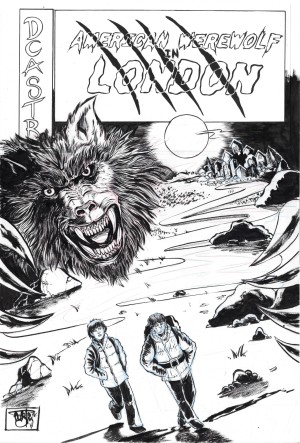 American Werewolf In London #1 Faux Comic Cover by DCastr | Raremarq (Buy It Now)