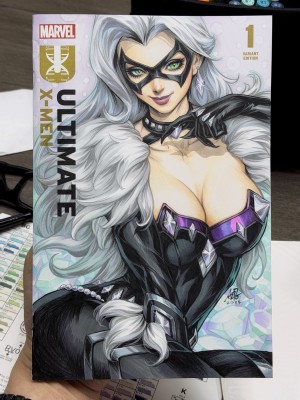 Stanley Artgerm Lau | Black Cat Marvel Rivals sketch cover | Raremarq