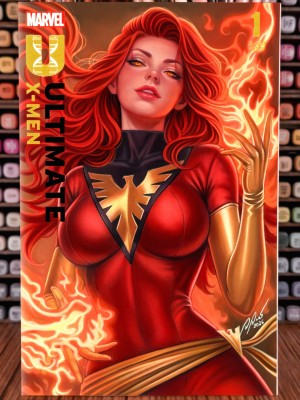 David Dias - Dark Phoenix - Ultimate X-Men #1 - Original Sketch Cover Art