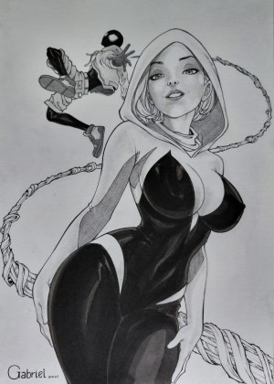 Spider Gwen 8.3” X 11.8”