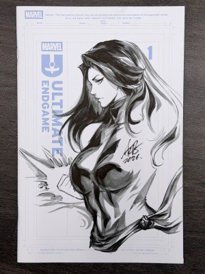 Stanley Artgerm Lau - Psylocke SDCC Live Demo Sketch