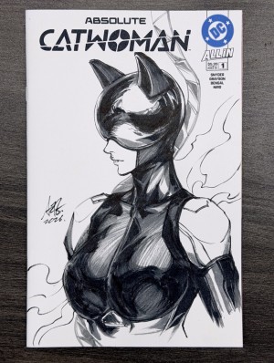 Stanley Artgerm Lau - Absolute Catwoman SDCC Live Demo Sketch