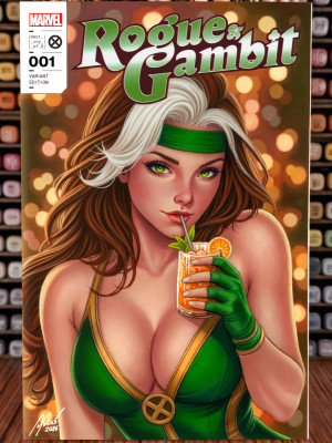 David Dias | Rogue - August Heat Day 3 - Original Sketch Cover Art | Raremarq