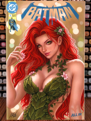 David Dias - Poison Ivy - August Heat Day 6 - Original Sketch Cover Art
