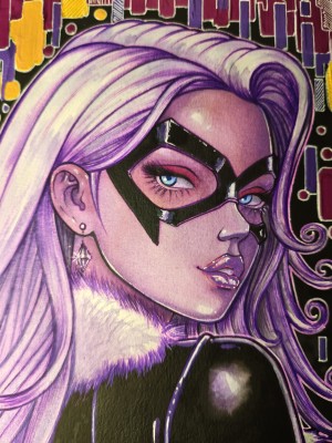 Robson Aguiar - Black Cat Portrait by Robson Aguiar
