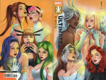 Image of Marvel Girls Sketch Cover by Nathalie Braconnot