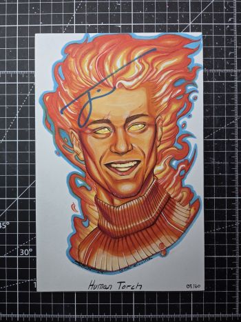 Image of Human Torch Portrait