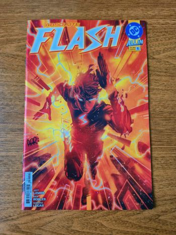 Image of Absolute Flash #1 cvr A Nick Robles - signed by Adriano Lucas