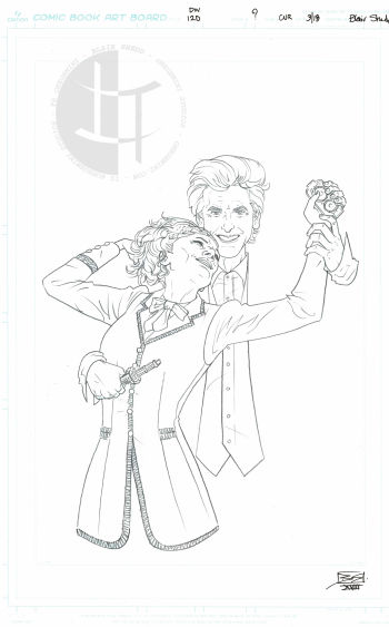 Image of Doctor Who/ Missy #4 Original Penciled Cover by Blair Shedd