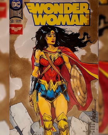 Image of Wonder Woman Sketch Cover