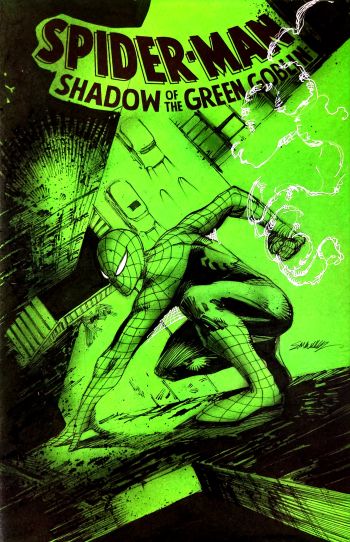 Image of Spider Man Green sketch cover by Manu Silva