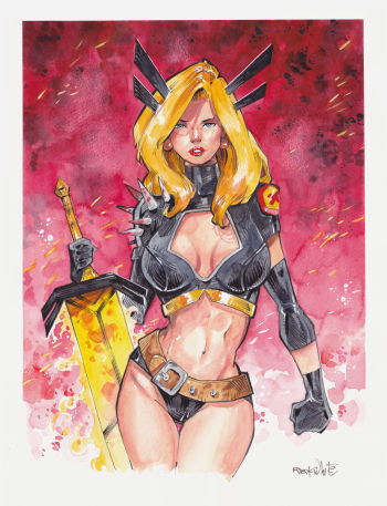 Image of Magik watercolor 9.5x13 inches