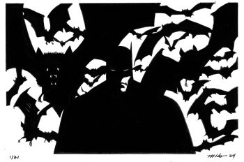 Image of Mike Hawthorne Arttrober: Batober Day 1 - Swarm