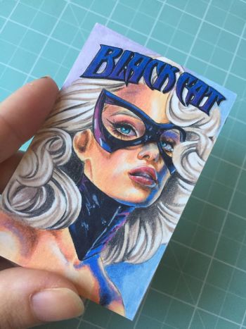 Image of Sketch card Black Cat (PSC)