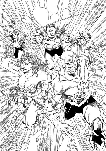 Image of Justice League by Ulises Carpintero