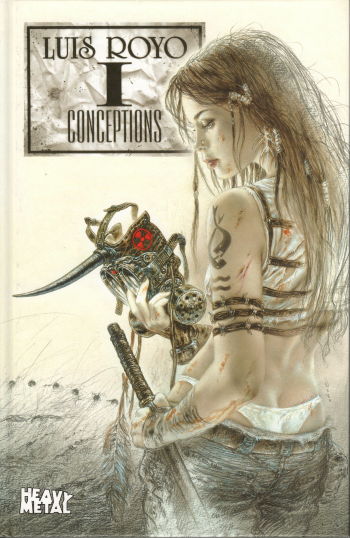 Image of Luis Royo I Conceptions signed art book with sketch