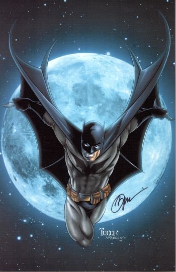 Image of BATMAN PRINT SIGNED BILLY TUCCI