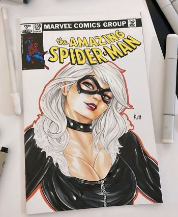Image of Black Cat Blank Cover