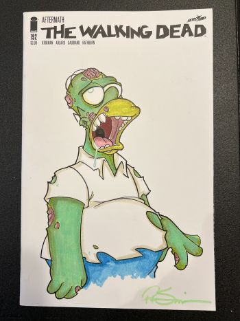 Image of Original Zombie Homer by Peter Smith