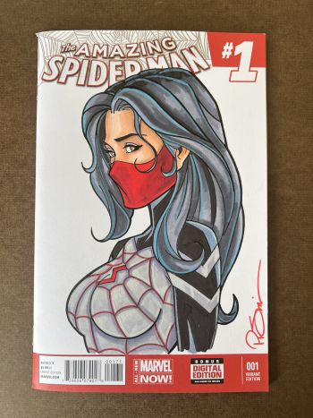 Image of Original Silk Sketch Cover by Peter Smith