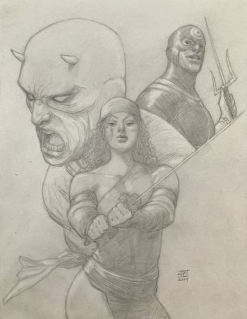 Image of Daredevil! Elektra! Bullseye!
