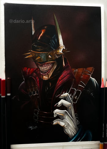 Image of Batman who's laugh by me