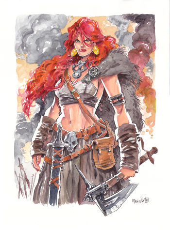Image of Arttrober Red Sonja 002