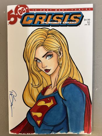 Image of Original Supergirl illustration by Peter Smith