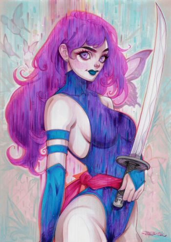 Image of Psylocke by Renato Oak