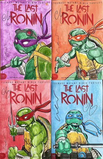Image of 4 TMNT Watercolor Blanks